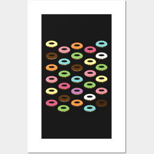 Donuts! Baker's dozen cute pastel doughnut design Posters and Art